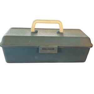Vintage Blue Fishing Tackle Box